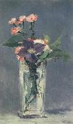 Edouard Manet Carnations and Clematis in a Crystal Vase (mk40) USA oil painting reproduction